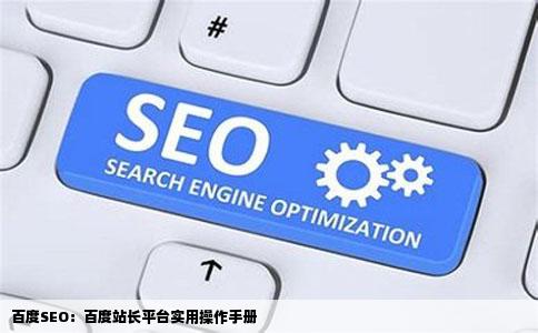 百度SEO：百度站长平台实用操作手册