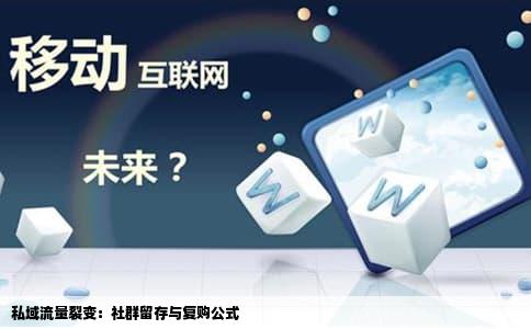 私域流量裂变：社群留存与复购公式