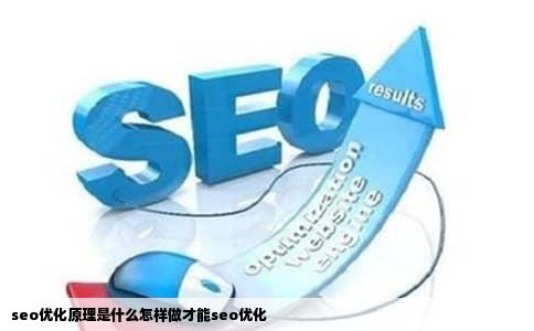 seo优化原理是什么怎样做才能seo优化