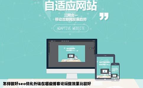 怎样做好seo优化外链在哪些博客论坛做效果比较好