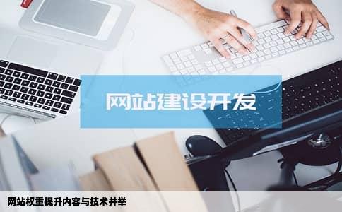 网站权重提升内容与技术并举