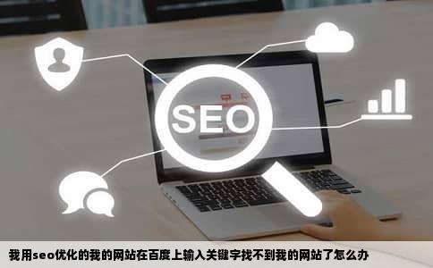 我用seo优化的我的网站在百度上输入关键字找不到我的网站了怎么办