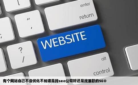 有个网站自己不会优化不知道是找seo公司好还是找兼职的SEO