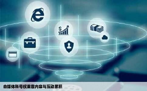 自媒体账号权重靠内容与互动累积