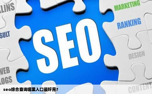 seo综合查询哪里入口最好用？