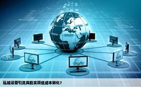私域运营引流真能实现低成本转化？