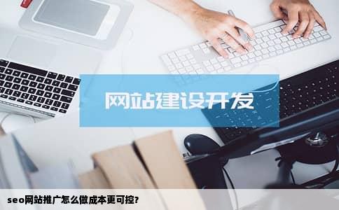 seo网站推广怎么做成本更可控？