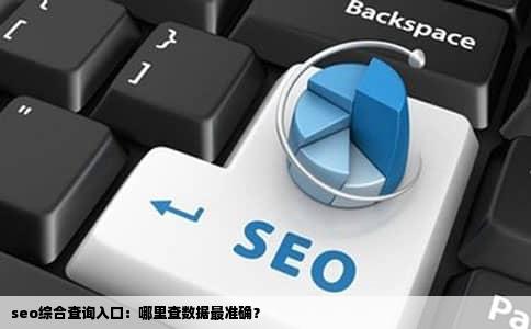 seo综合查询入口：哪里查数据最准确？