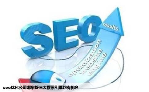 seo优化公司哪家好三大搜索引擎均有排名