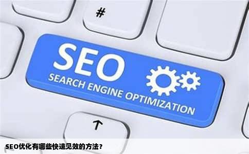 SEO优化有哪些快速见效的方法？