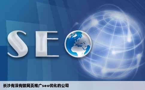 长沙有没有做网页推广seo优化的公司