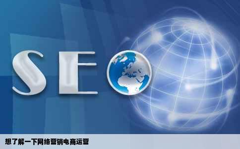 想了解一下网络营销电商运营