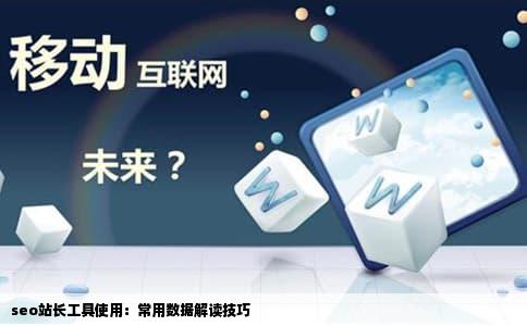 seo站长工具使用：常用数据解读技巧