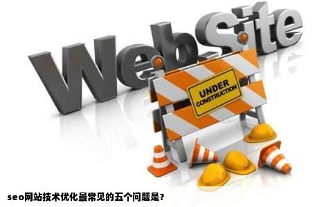 seo网站技术优化最常见的五个问题是？