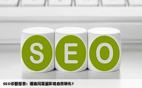 SEO诊断报告：哪些问题最影响自然转化？